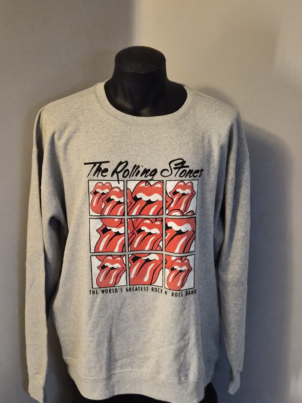 The Rolling Stones Men's Grey Graphic SweatshirtThe Rolling Stones Graphic Sweat